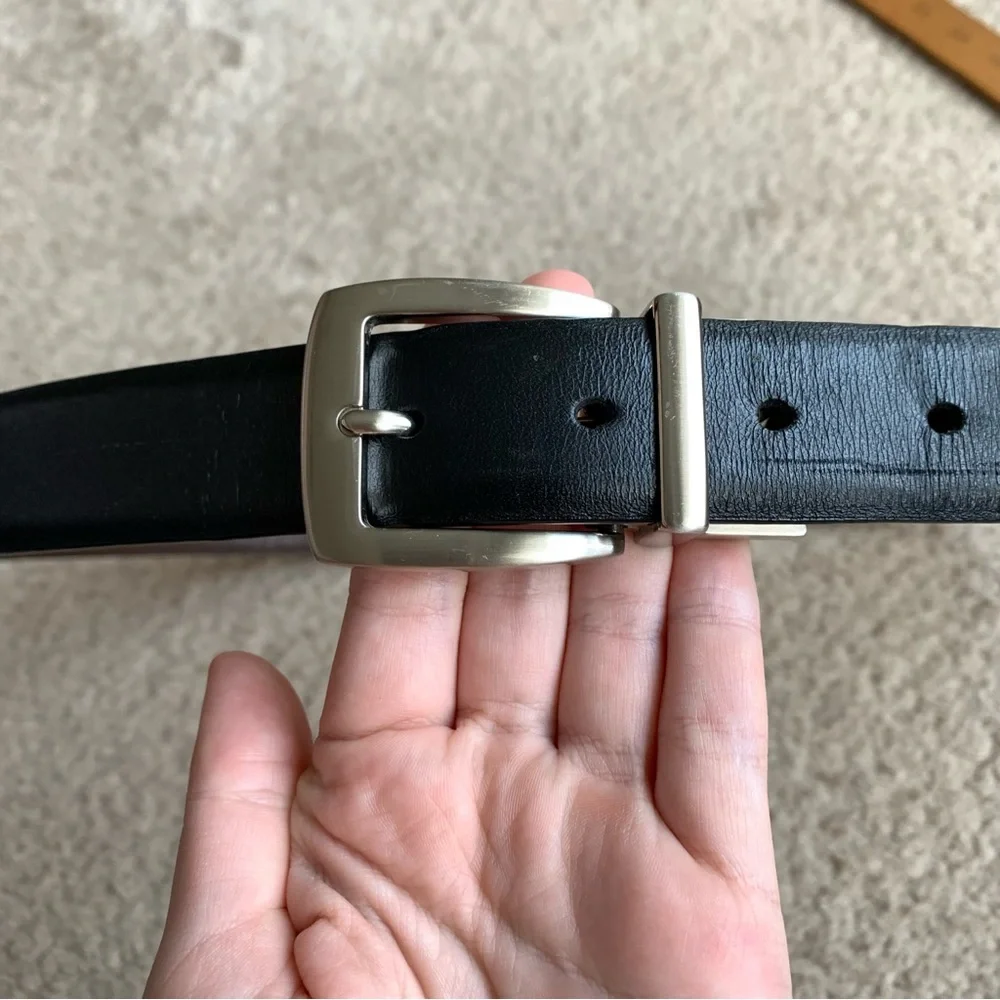 Nautica Black Men’s Leather Belt